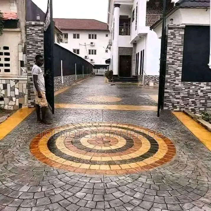 Reinforce Concrete Stamp Floor