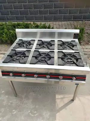 6 Burner Industrial Gas Cooker