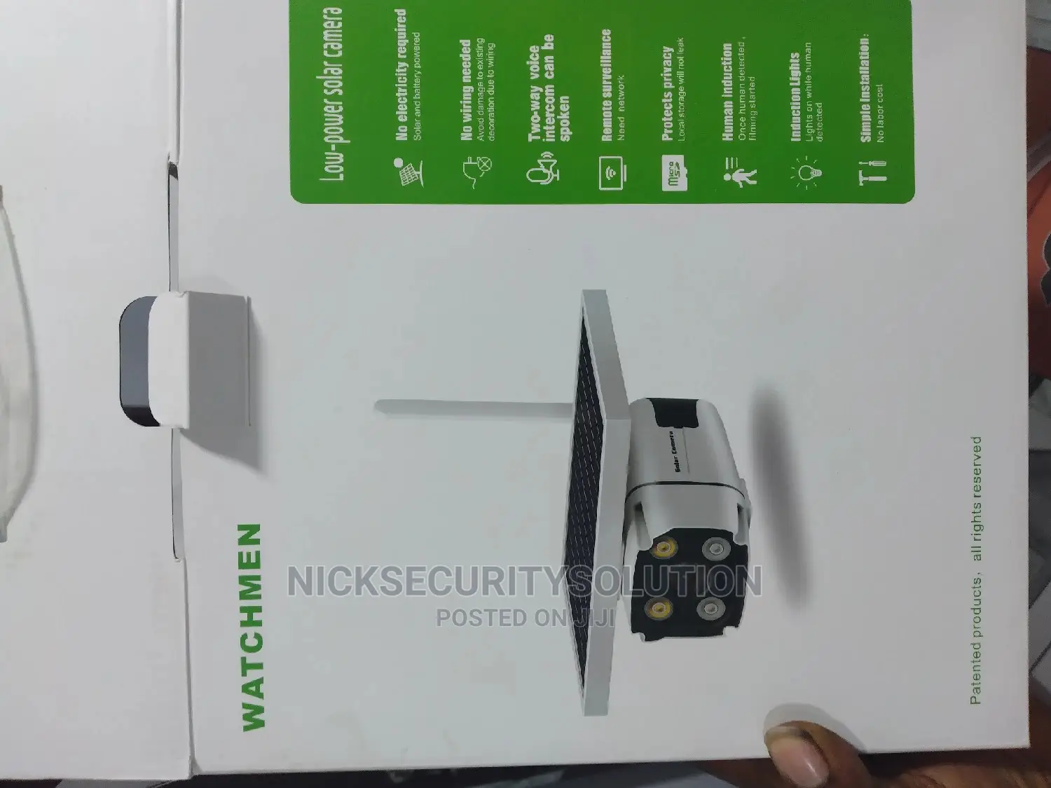 Watchmen Low Power Solar 4G IP Smart Camera