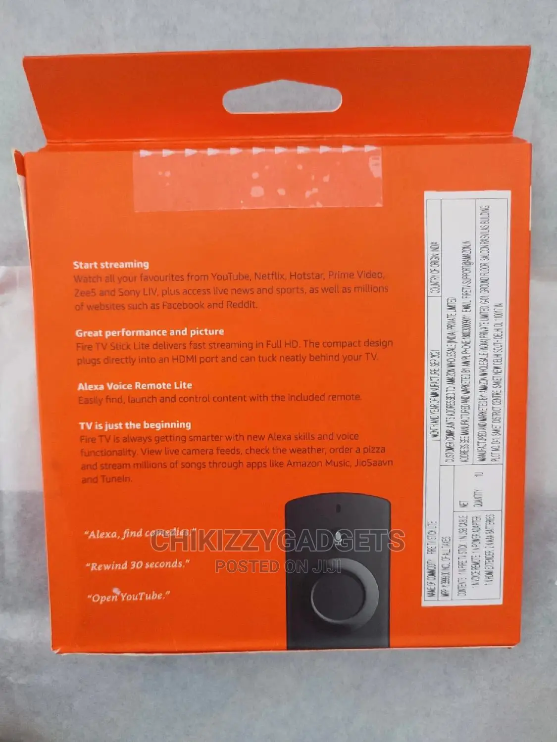 Amazon Fire Tv Stick Lite