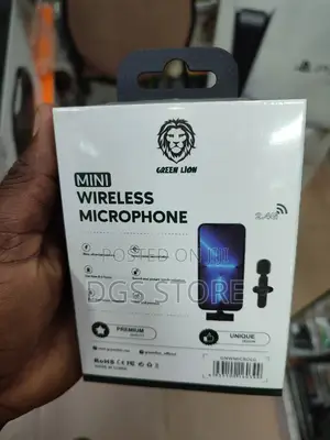 Green Mini Wireless Microphone