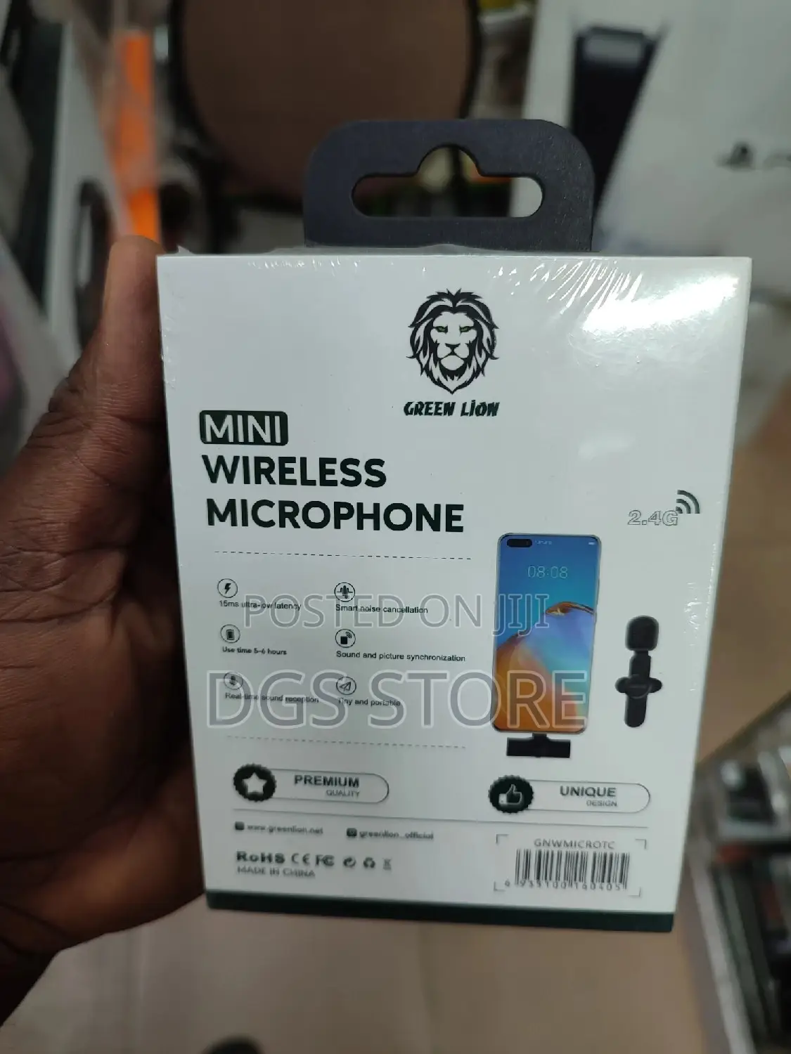 Green Mini Wireless Microphone