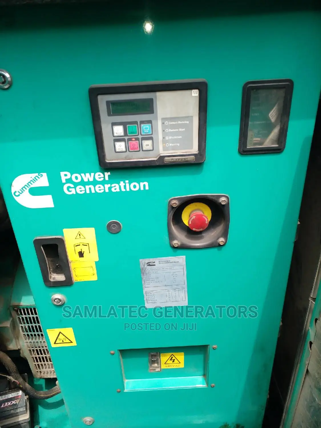 Cummins Generator and Maintenance