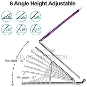 Portable Laptop Adjustable Notebook Stand for iPad, Macbook