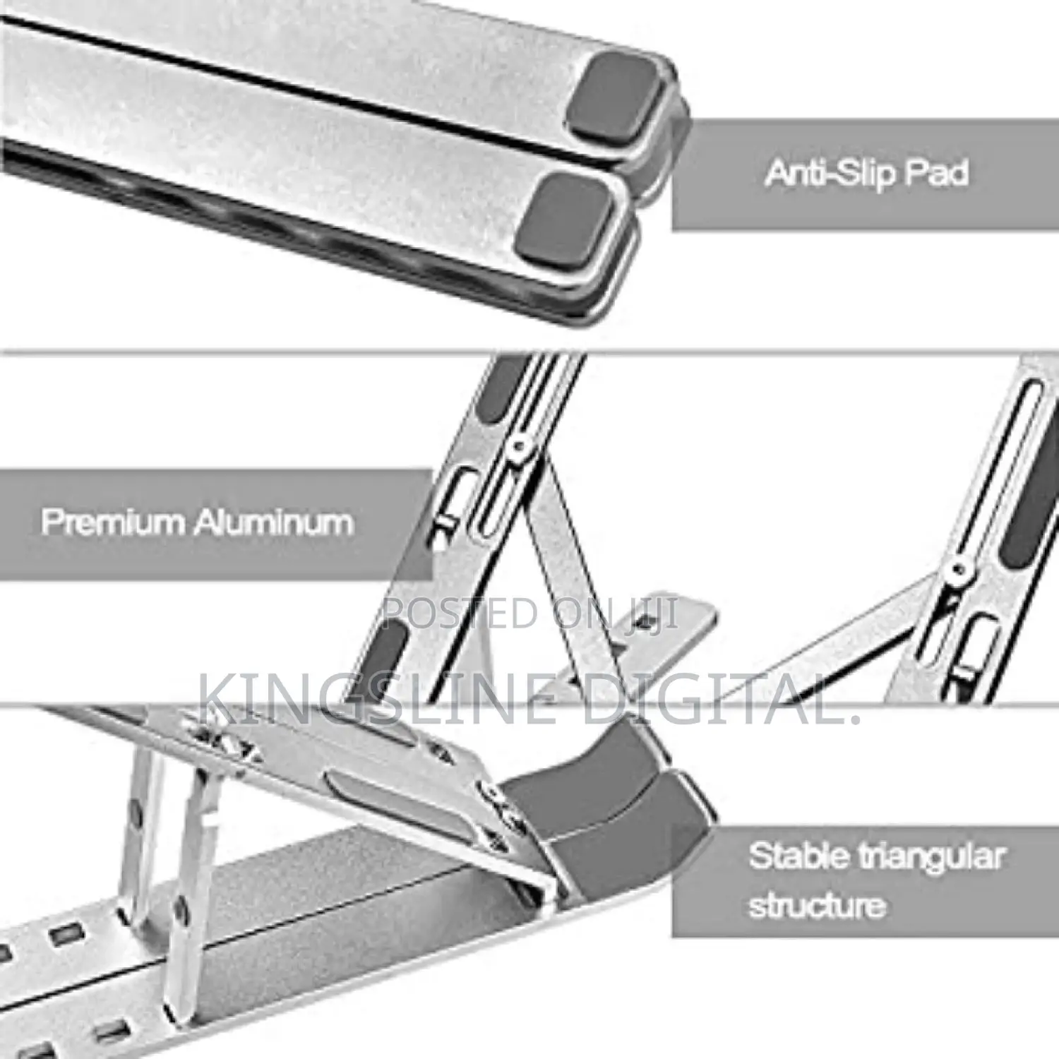 Portable Laptop Adjustable Notebook Stand for iPad, Macbook