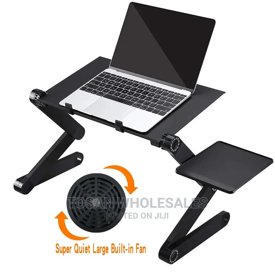 T9 Multi Functional Adjustable Laptop Table and Cooling Fan