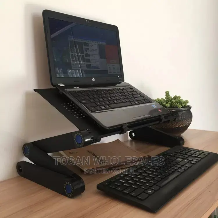 T9 Multi Functional Adjustable Laptop Table and Cooling Fan