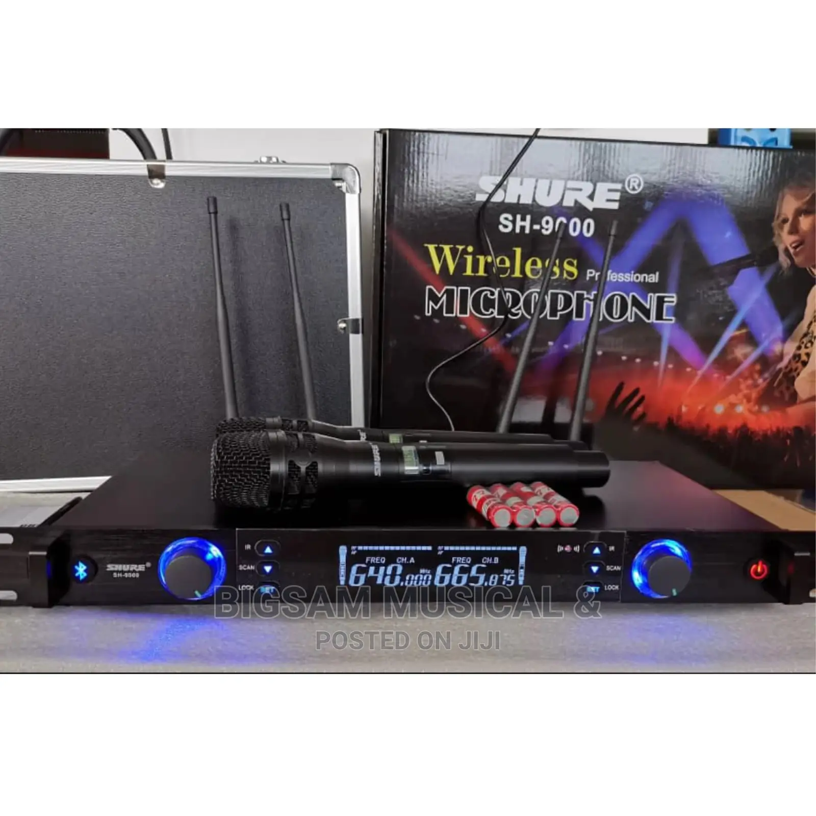 Professional Shure Wireless Microphone With Bluethoot