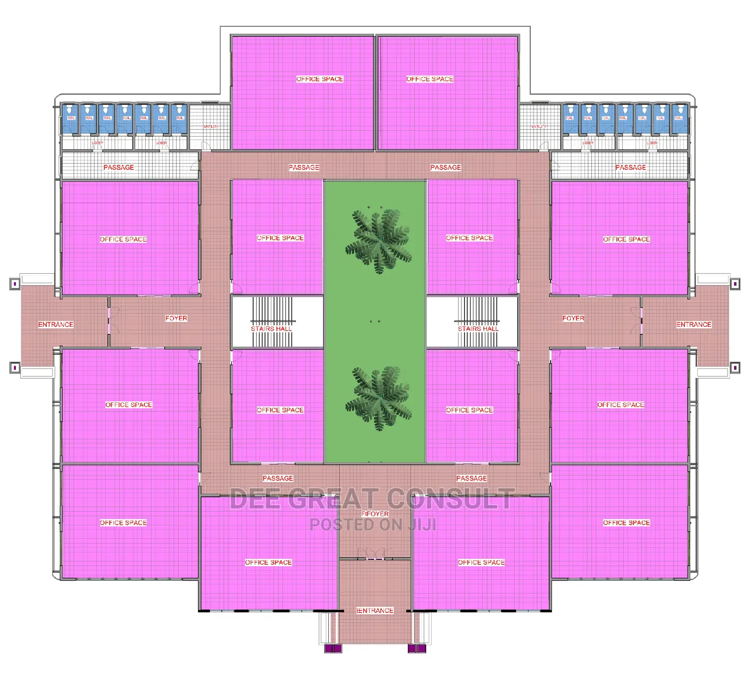 Construction Work, Architectural Plan, Building Plan
