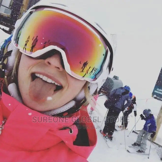Ski Goggles With Magnetic Double Layer