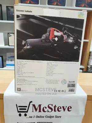 Baseus Car Jump Start Pro With 12000mah Powerbank