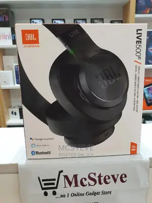 JBL Live 500BT Wireless Over-Ear Headphones