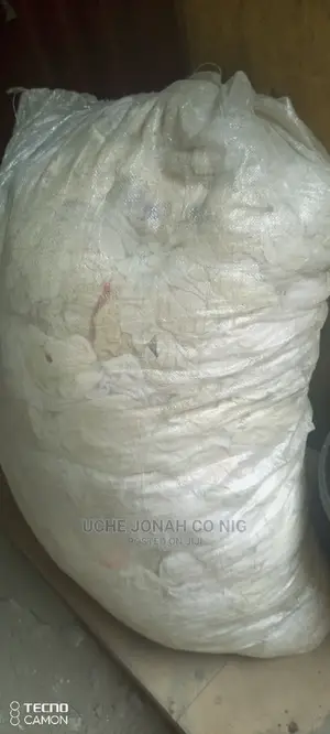 50kg Industrial Cotton Rag White