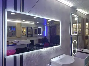 Long LED Mirror With Light