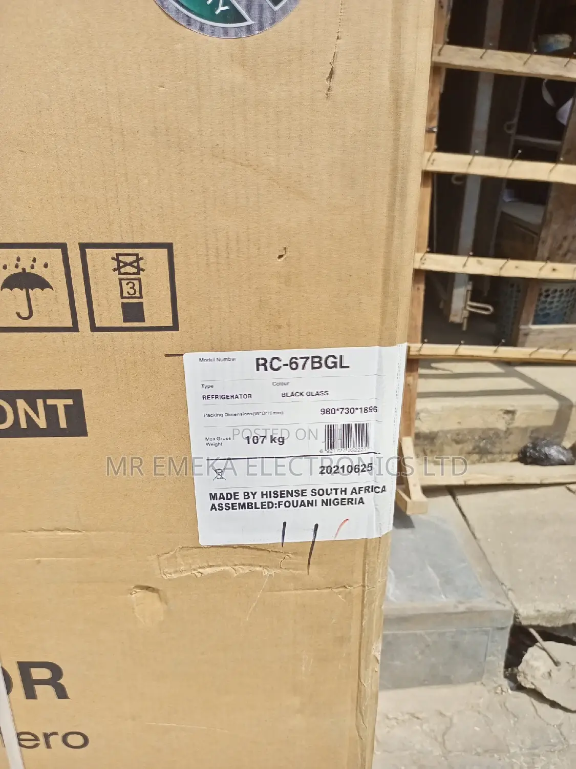 Hisense Side by Side Fridge