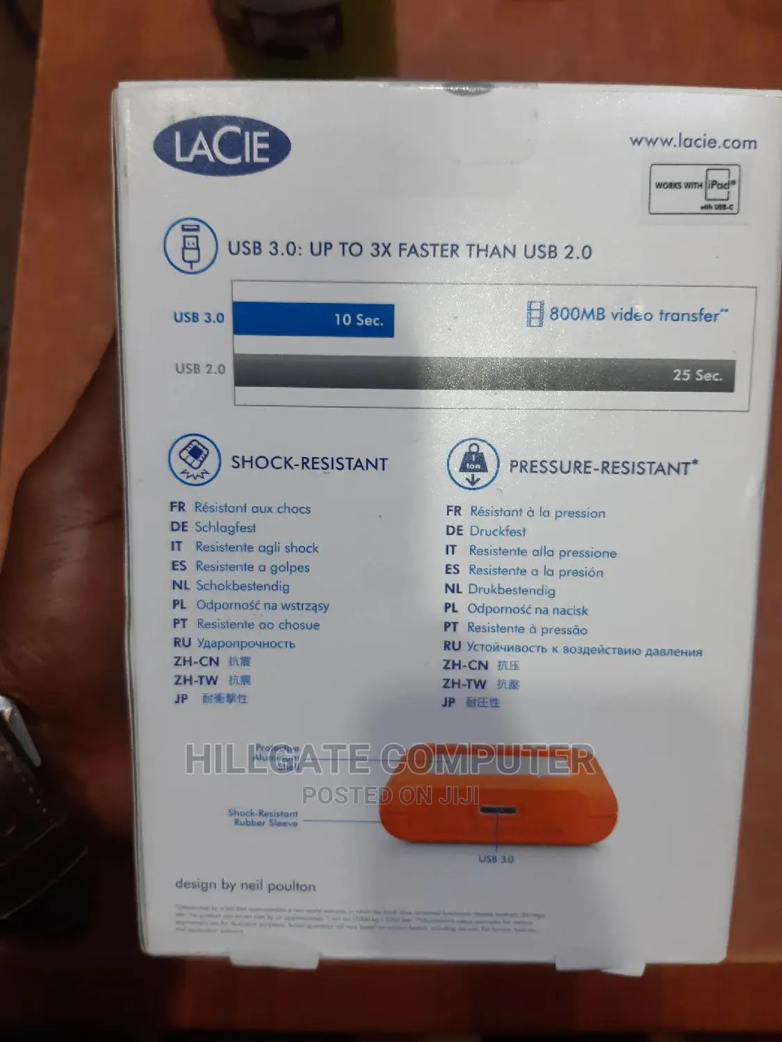 Lacie Rugged Mini 5tb HDD