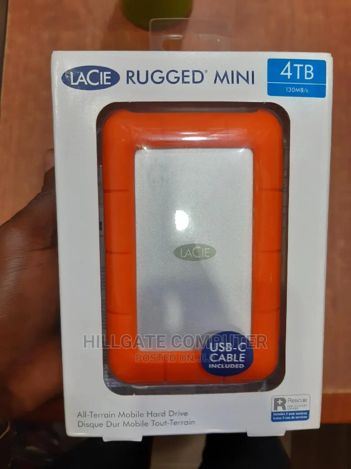 Lacie Ruggged Usb-C Mini 4tb