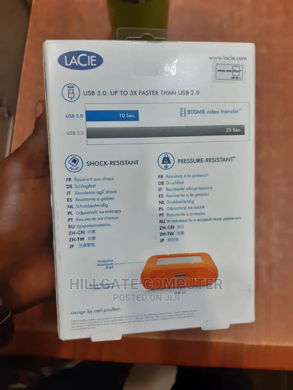 Lacie Ruggged Usb-C Mini 4tb