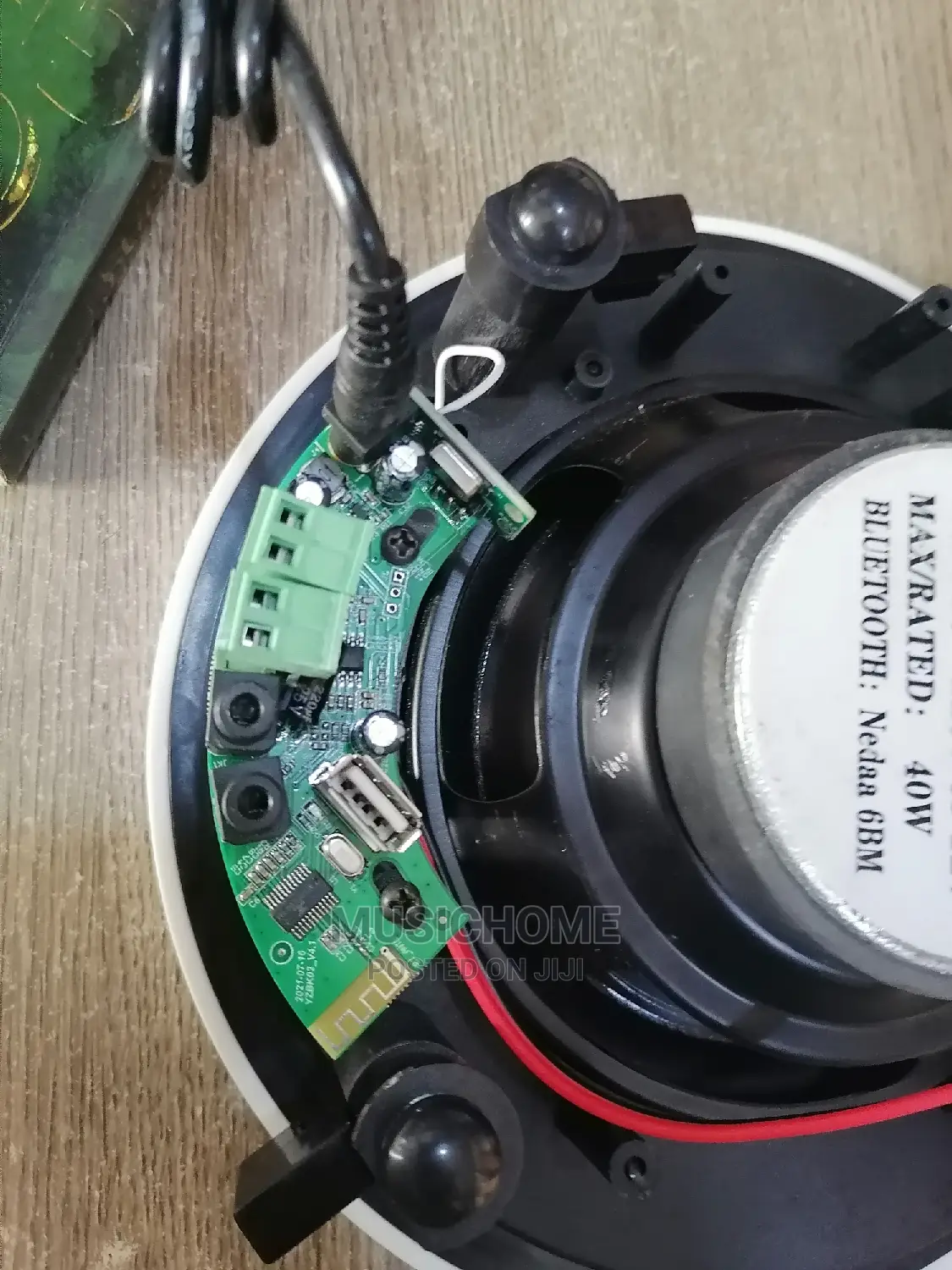 6.5" Frameless Bluetooth Ceiling Speaker With Remote Control