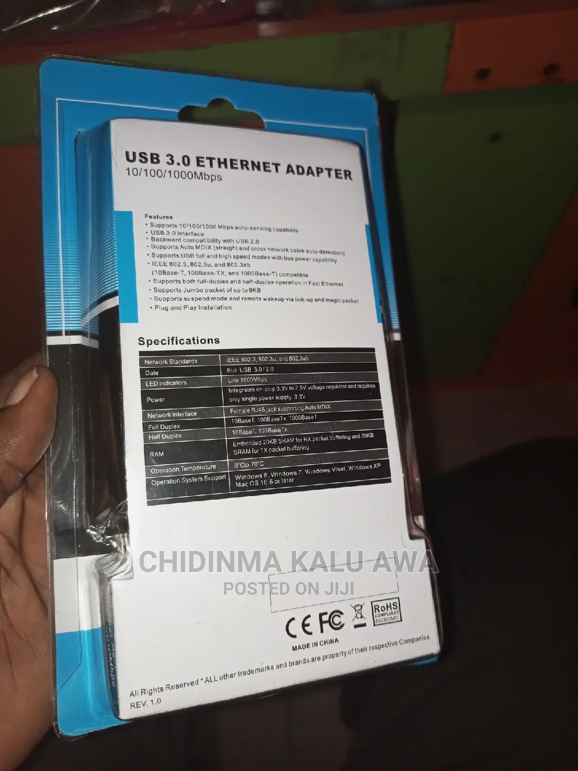 USB 3.0 Ethernet Adapter