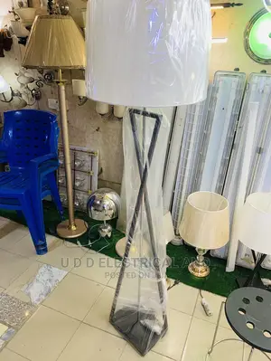 Executive Standing Beside Lights