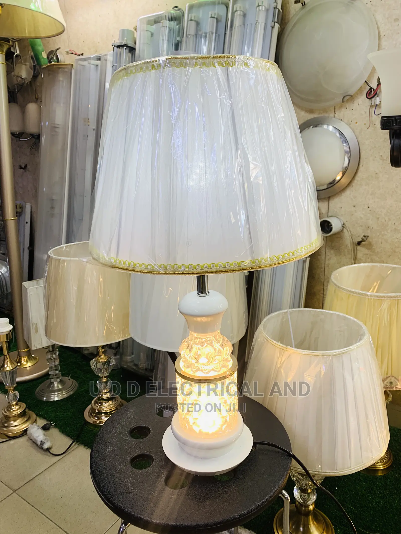 LED Executive Standing Beside Lights