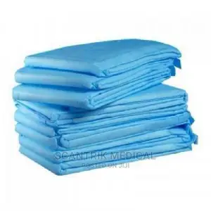 Disposable Medical Blue Nonwoven Bed Sheet and Pillow Cover