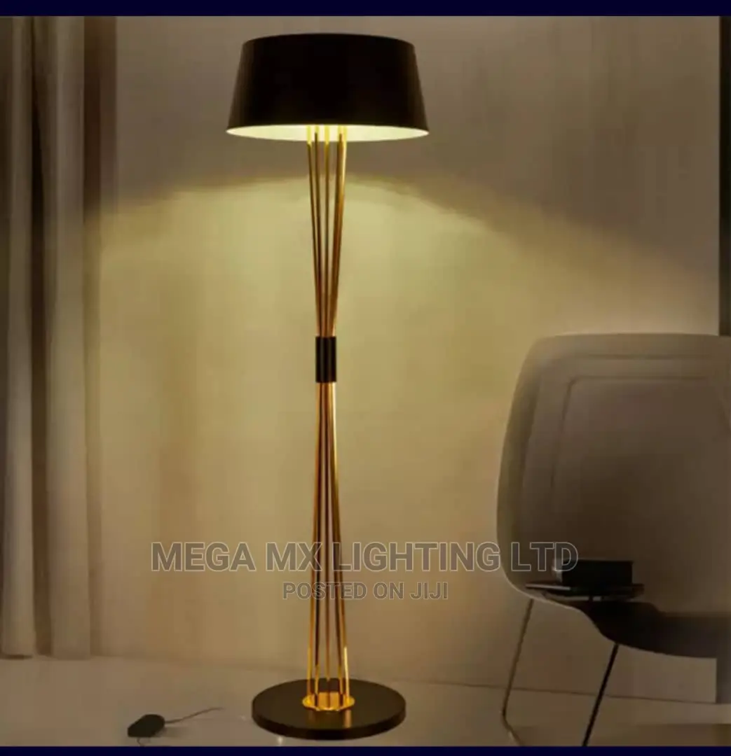 Gold Floor Lamp.