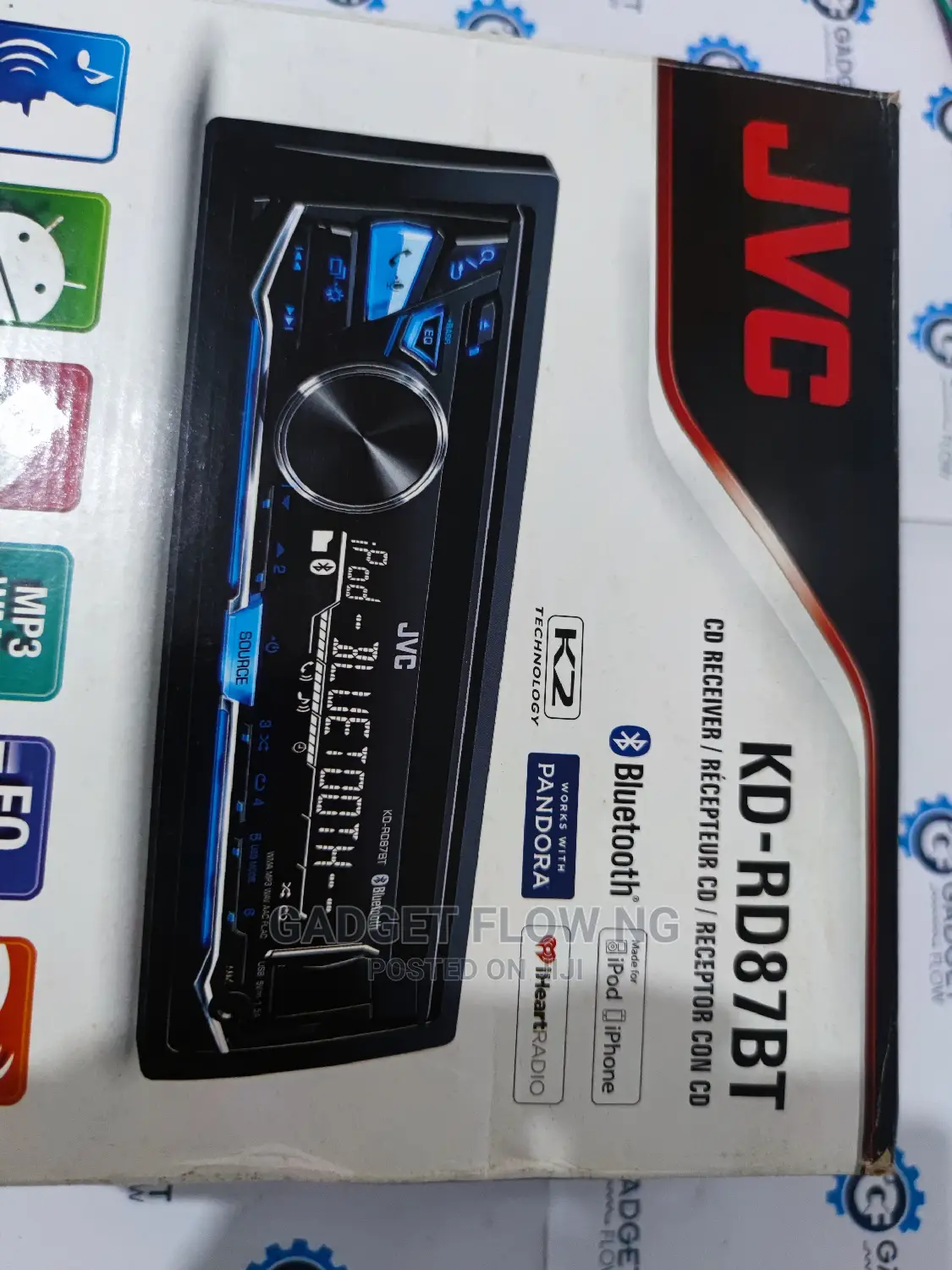 JVC KD-RD87BT Car CD Player | Bluetooth | Phone | USB