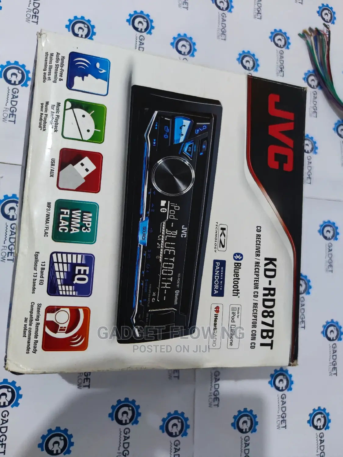 JVC KD-RD87BT Car CD Player | Bluetooth | Phone | USB