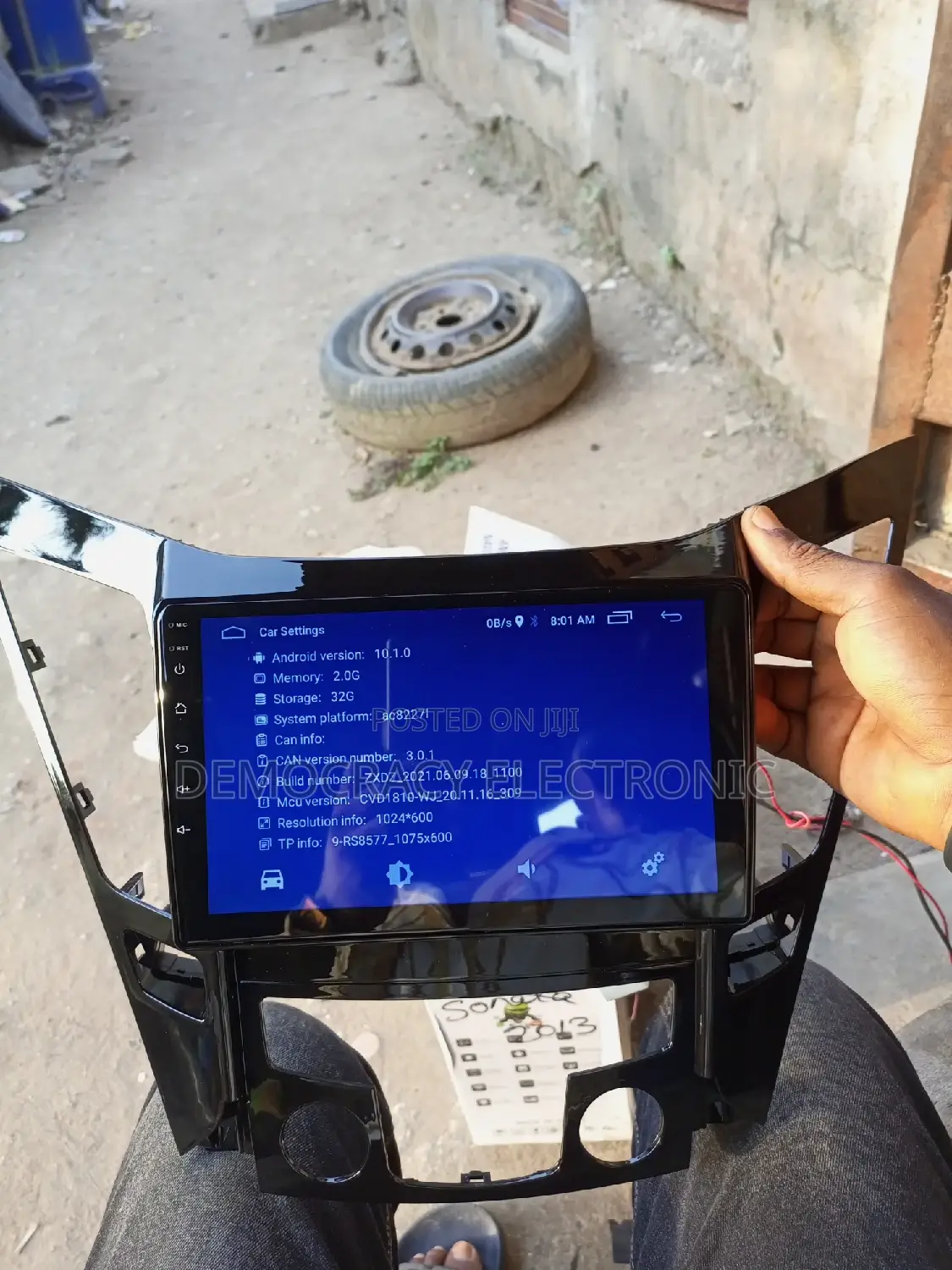 Hyundai Sonata 2011/15 Android Screen Wit GPS Navigation Map