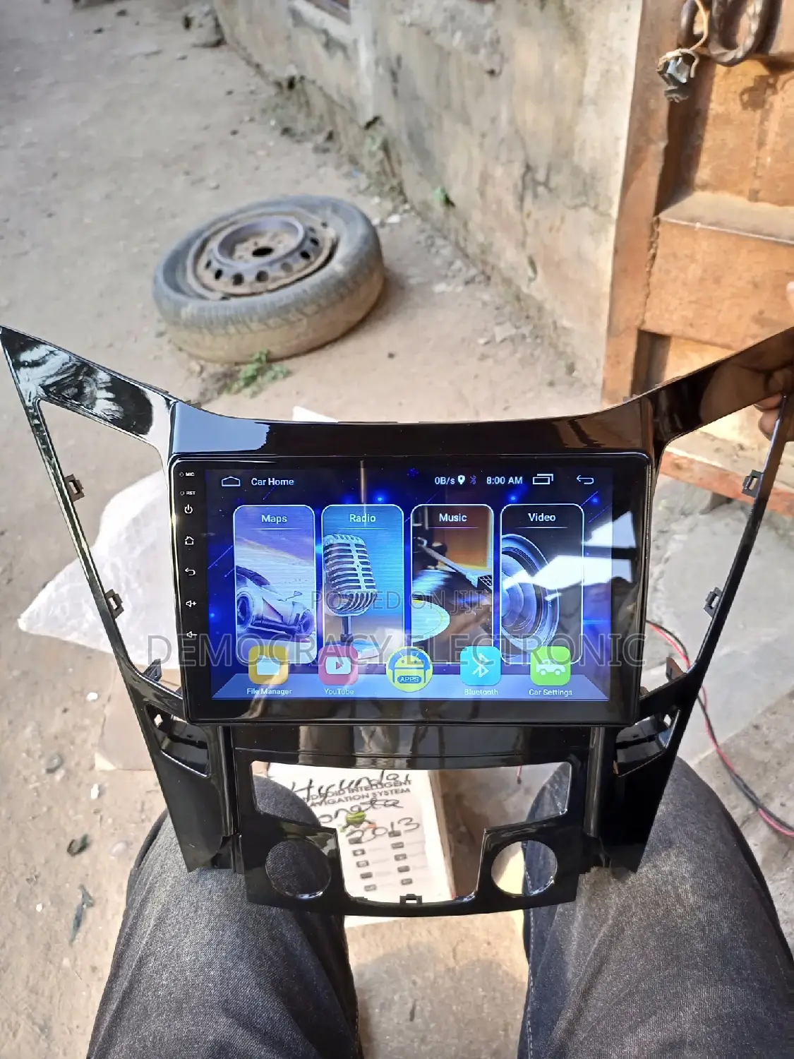 Hyundai Sonata 2011/15 Android Screen Wit GPS Navigation Map