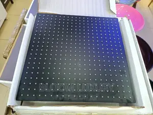 Black Rainfall Shower Head