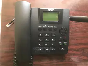 GSM Table Phone - DDK 995 Cordless Desk Phone 2 Sim Card