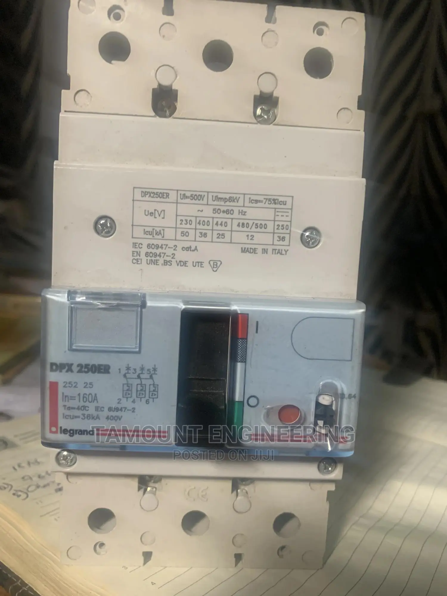 McCb 160A 3pole Breaker Legrand