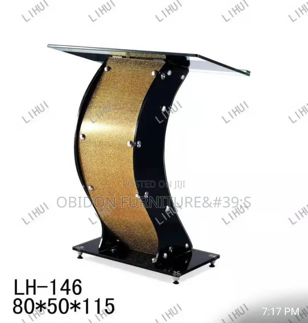 Portable Glass Pulpit