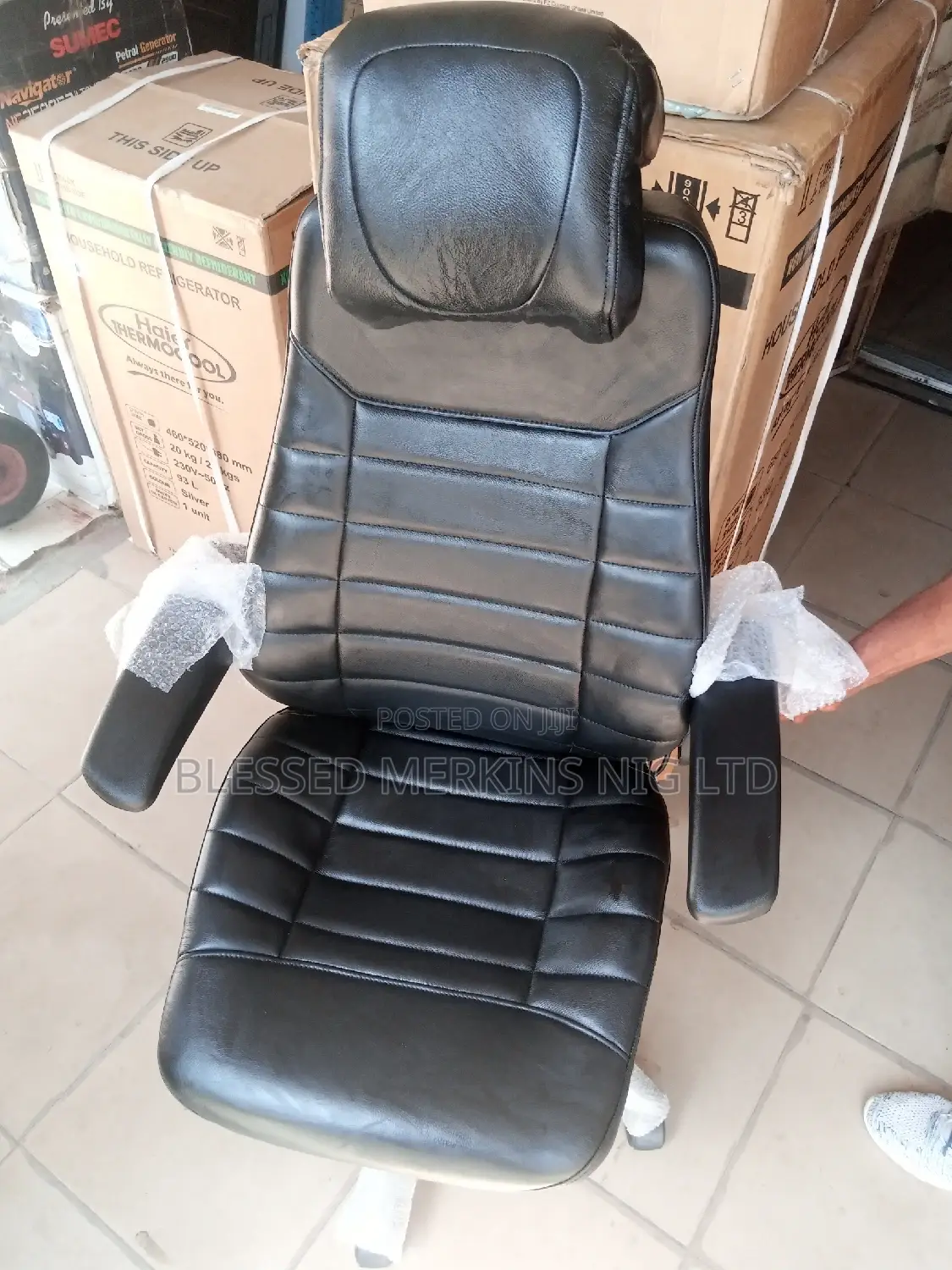 Orthopaedic Office Chair Pure Leather