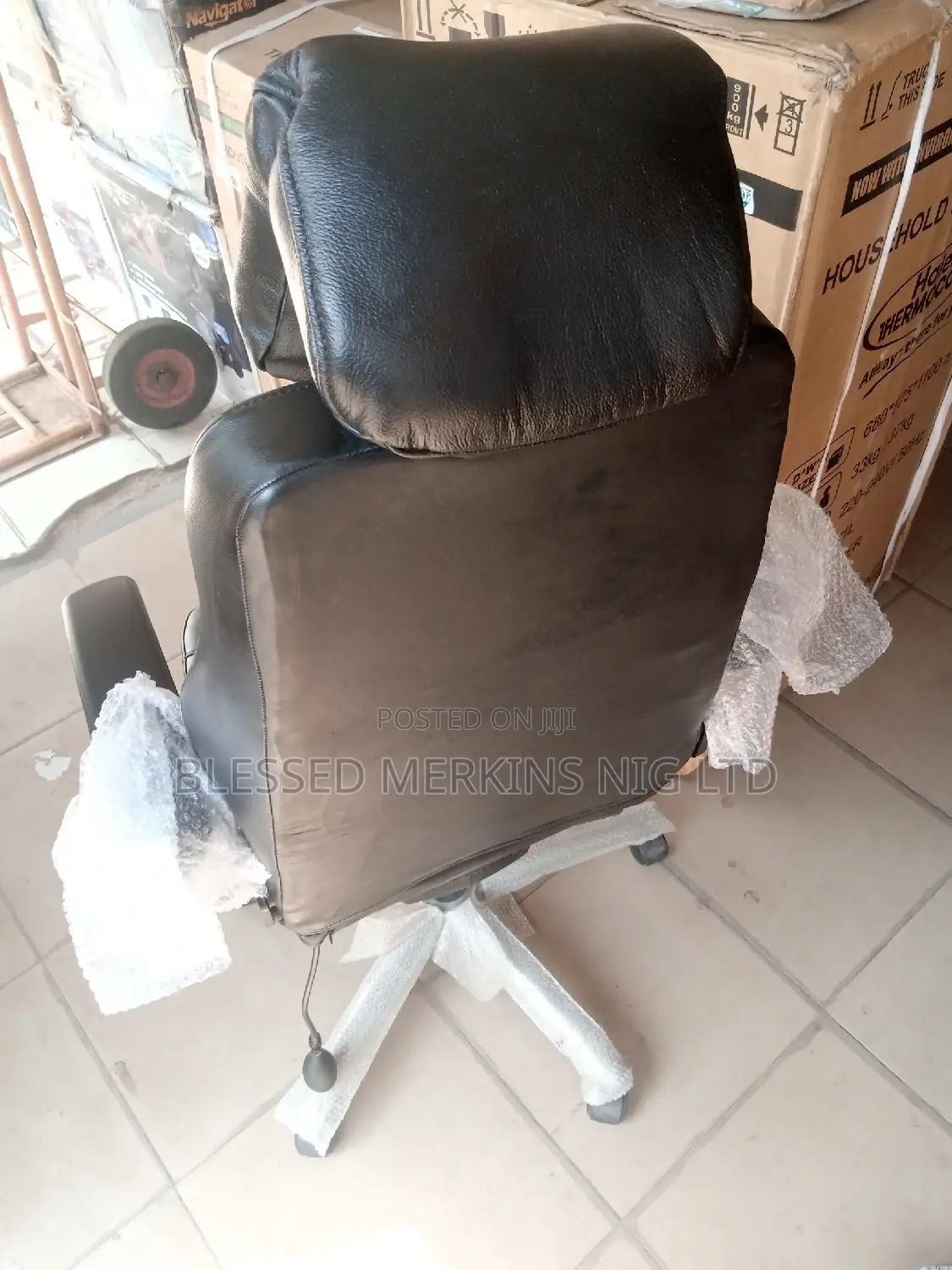 Orthopaedic Office Chair Pure Leather