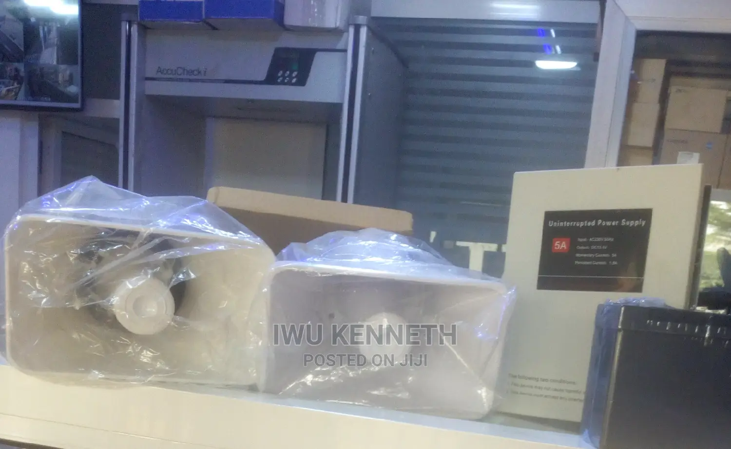Panic Alarm With Backup Battery Panel
