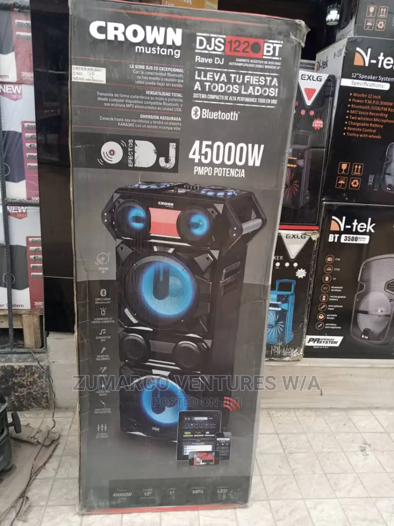 Crown Mustang Audio System 450000w