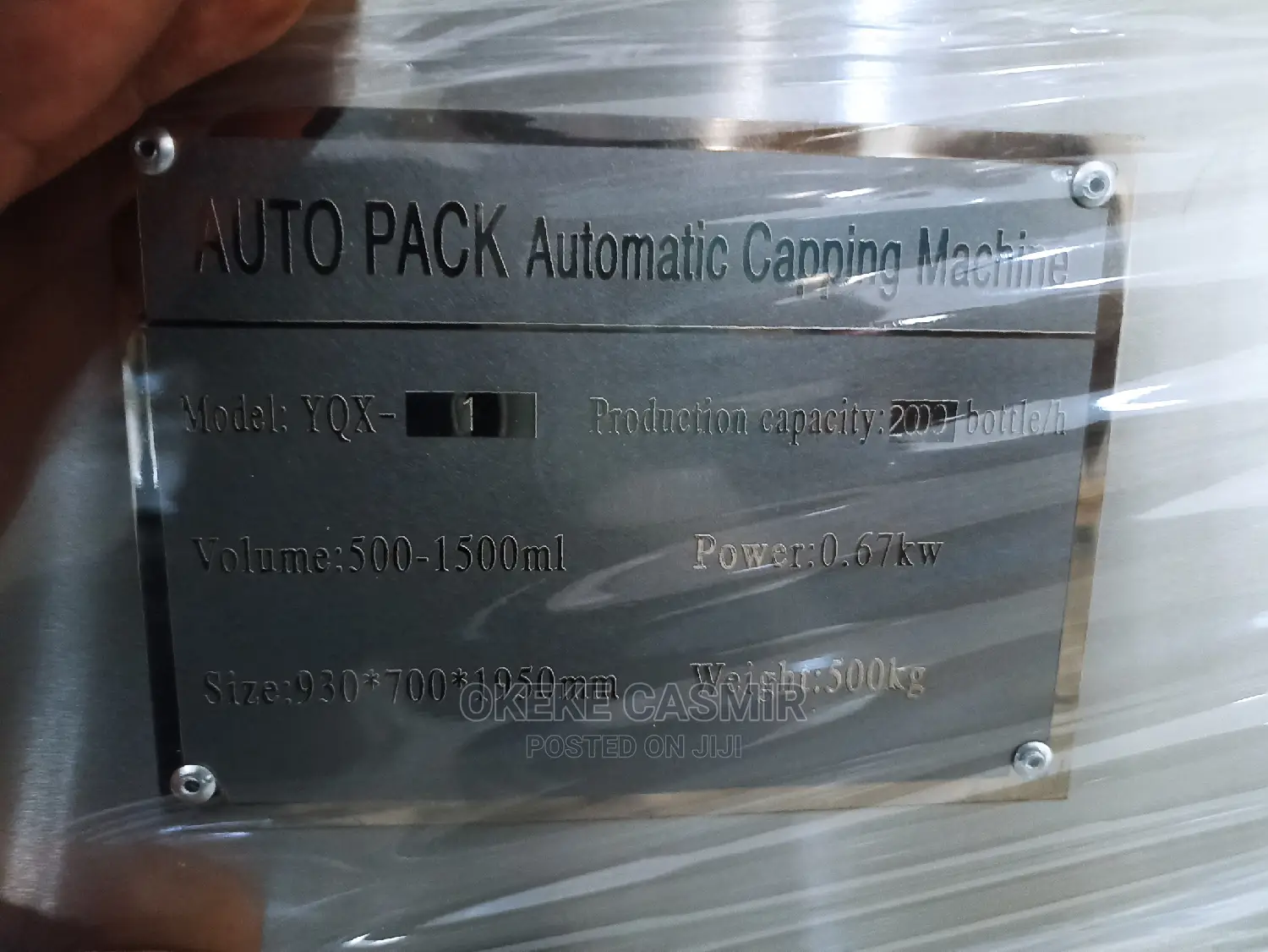 Automatic Capping Machine