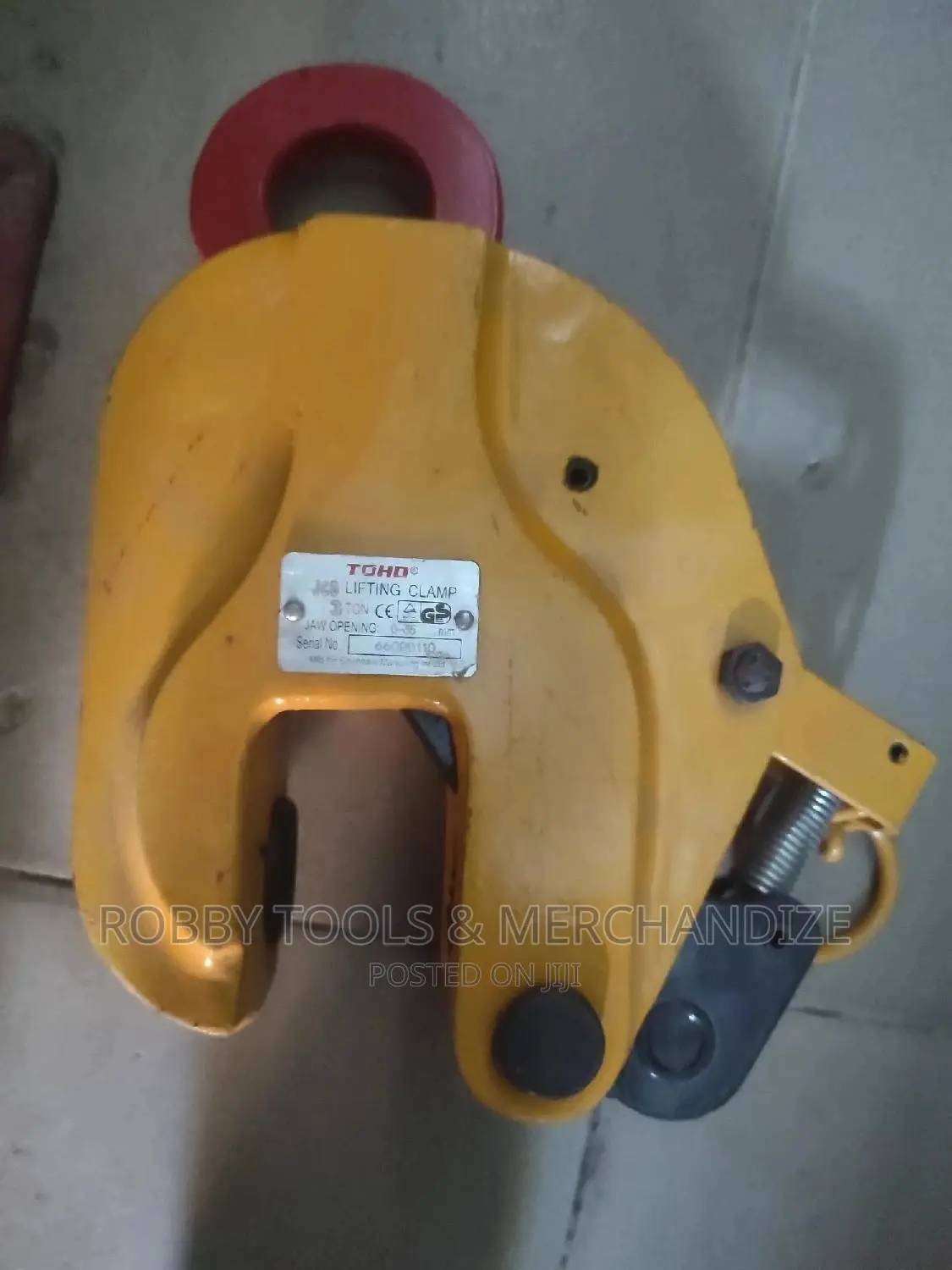 Toho Plate Clamp 3 Tons