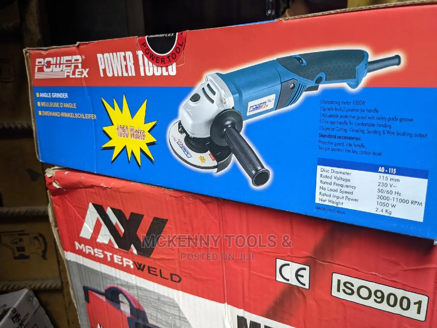 Power Flex 115mm Angle Grinder