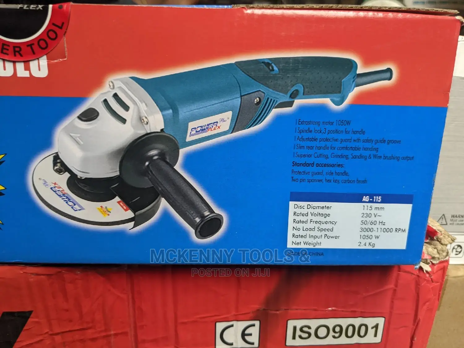 Power Flex 115mm Angle Grinder