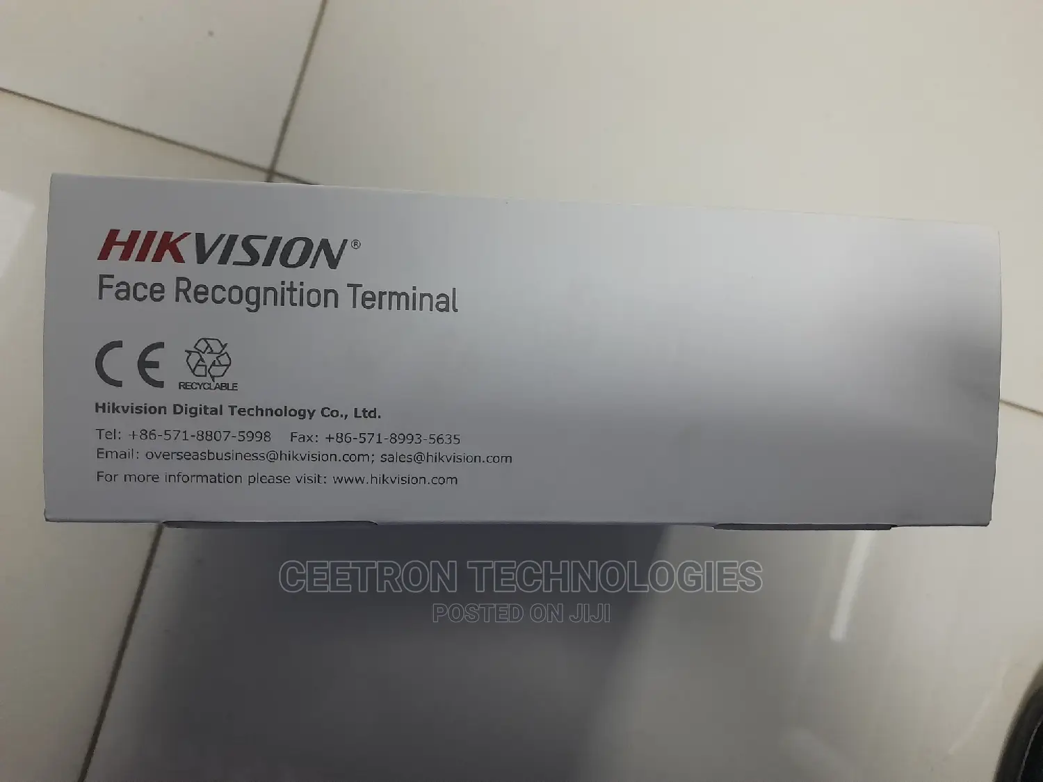 Hikvision Face Recognition Terminal :Time Attendance