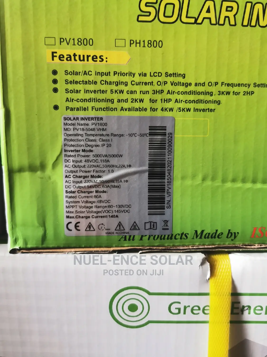 5kva 48v Hybrid MUST Inverter