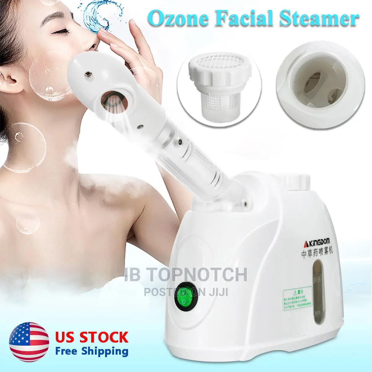 Ozone Facial Steamer Face Sprayer Cleanser