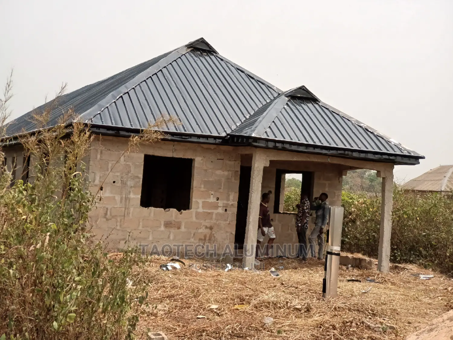 Longspan Aluminum Roofing Sheet Black Color
