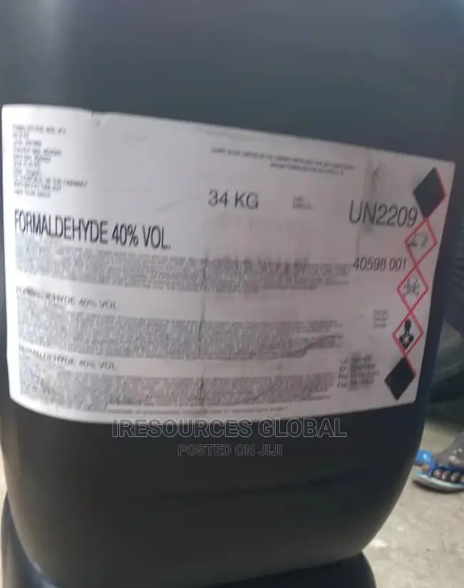 Formaldehyde or Formaline 40% Min 34kg