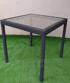 Restaurant Table With Glass